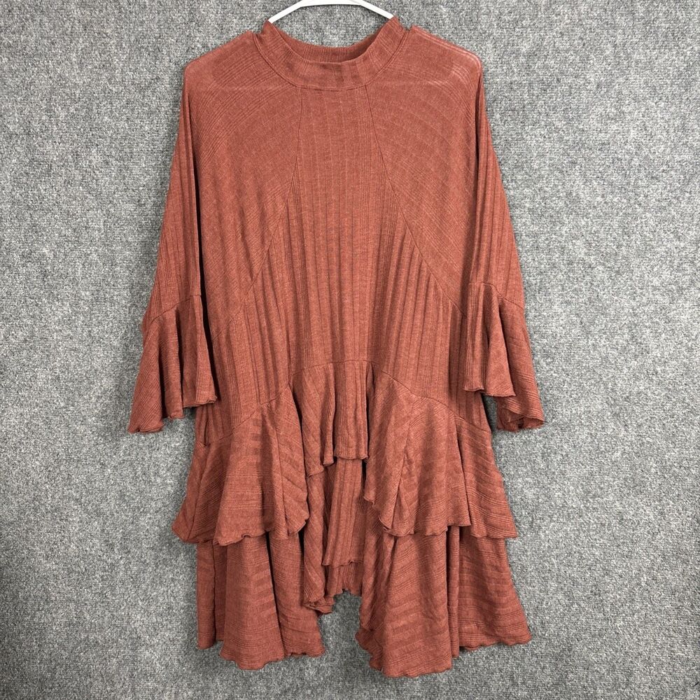 Free People Beach Sweet Rose Oversized Tunic Dress Size XS